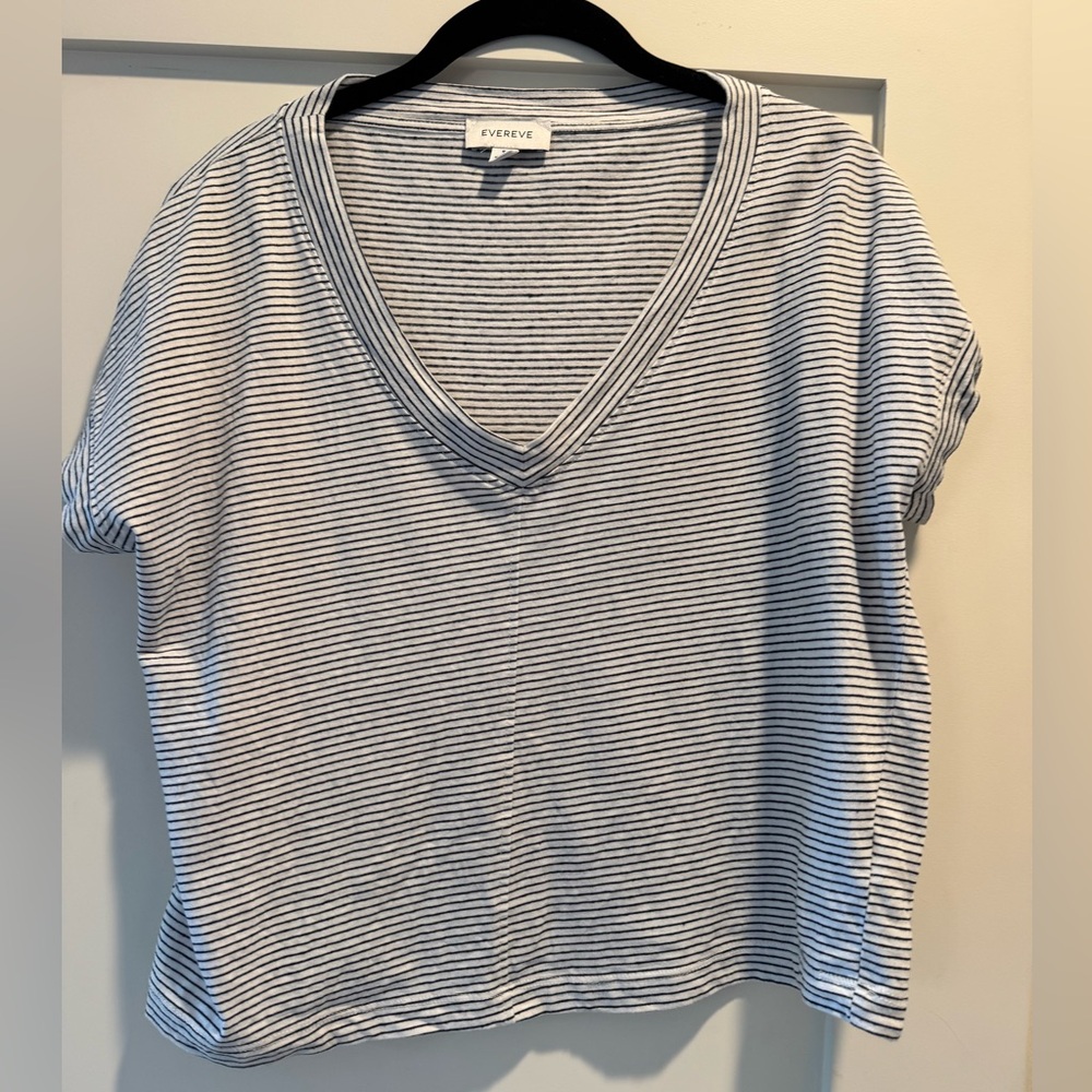 Evereve Striped Tee - Small